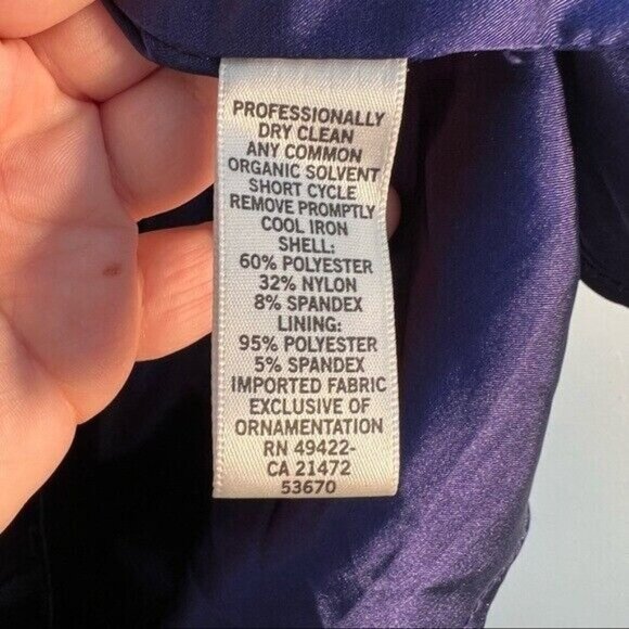 Cache Mini Dress Sleeveless Navy Blue Cage Back Sweetheart Neck 2 - Picture 11 of 12